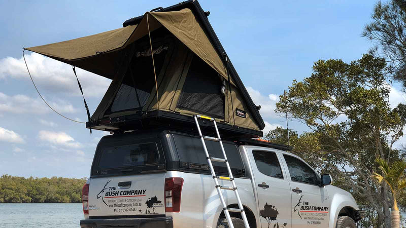 Load image into Gallery viewer, Bush Company AX27 Clamshell Roof Top Tent
