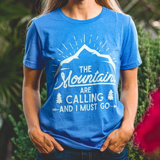 Overland Style The Mountains are Calling Unisex T-shirt