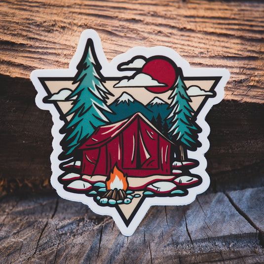 Blood Moon Camp Sticker