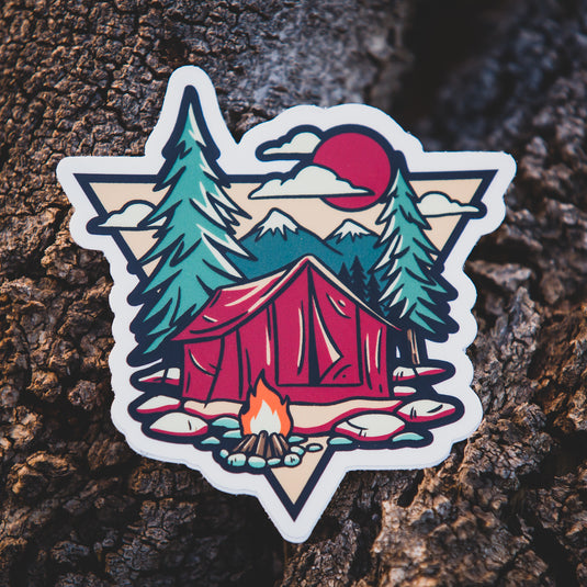 Blood Moon Camp Sticker