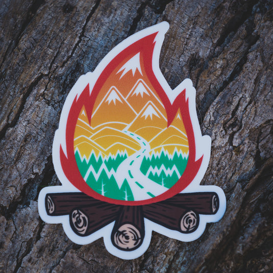 Campfire Sticker