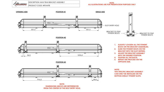 MaxTrax Side Mount Bracket