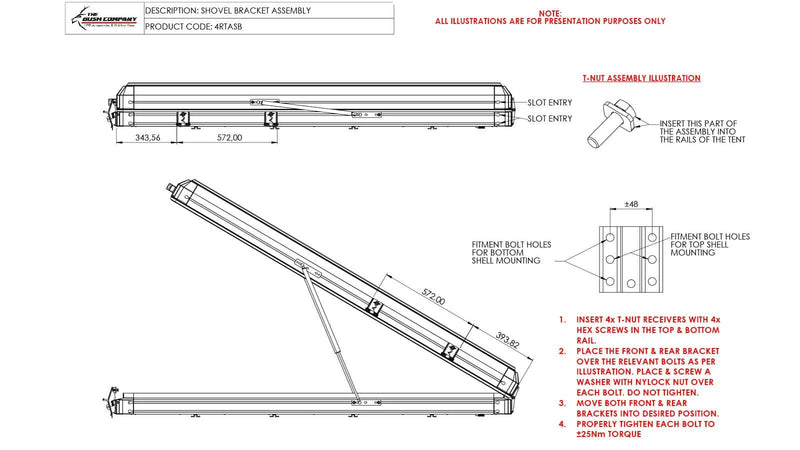 Load image into Gallery viewer, Bush Company Shovel Mount Bracket
