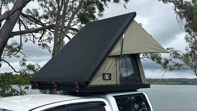 Load image into Gallery viewer, Bush Company LX27 Clamshell Roof Top Tent
