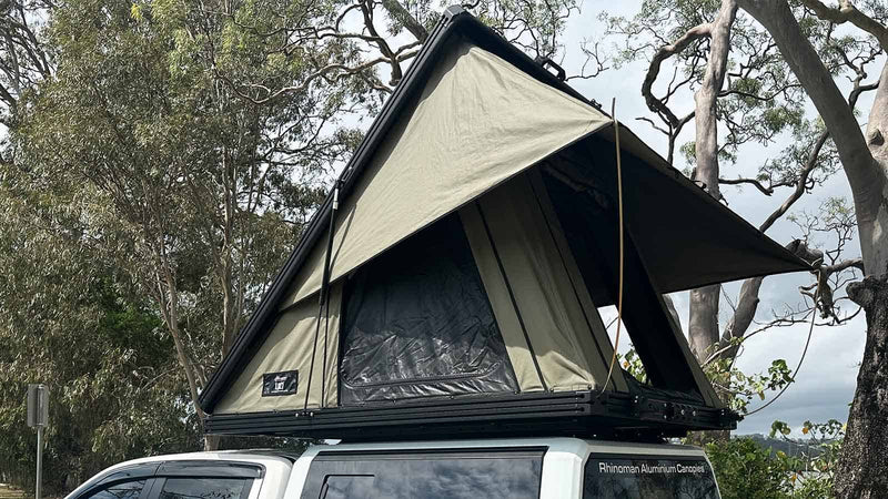 Load image into Gallery viewer, Bush Company LX27 Clamshell Roof Top Tent
