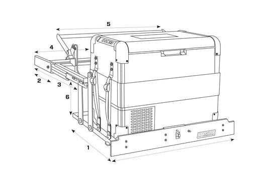 MSA 4x4 Side Drop Slide DS50