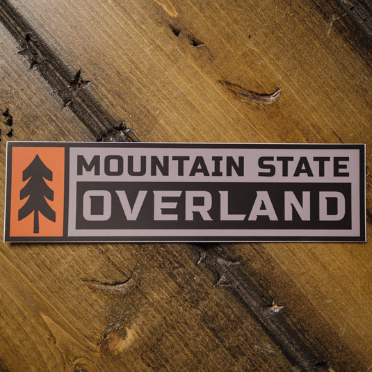 Mountain State Overland Logo Sticker