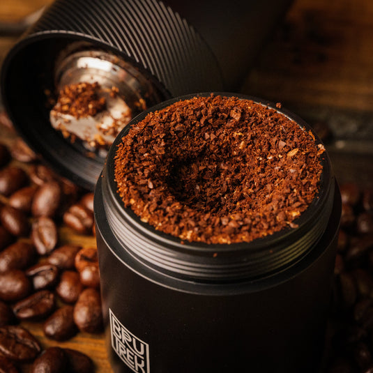 Lifestyle Overland Coffee Grinder 2.0 by BruTrek