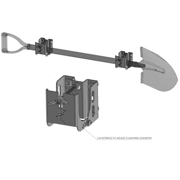 Bush Company Shovel Mount Bracket