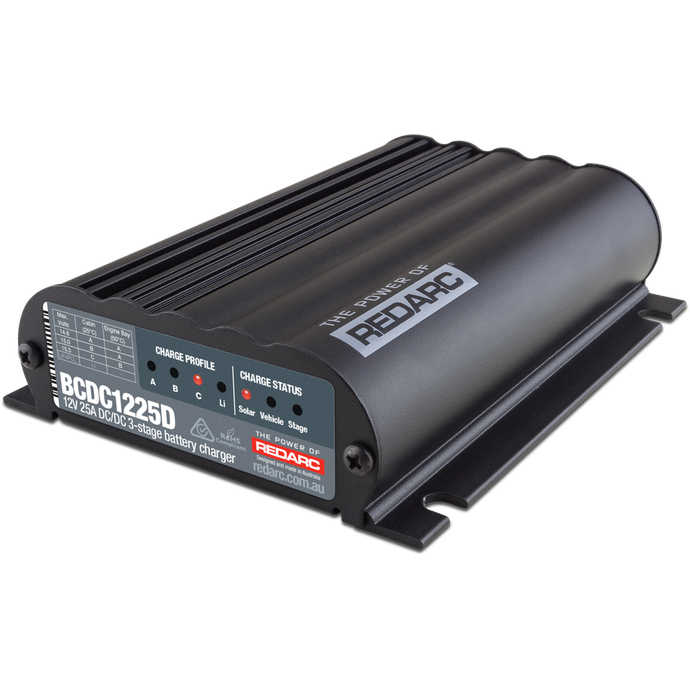 REDARC Dual Input 25A In-Vehicle DC Battery Charger