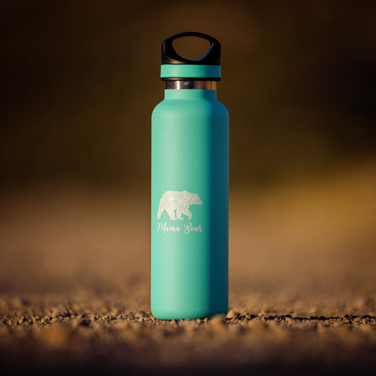 Mama Bear Insulated Bottle in Seafoam (LIMITED EDITION)