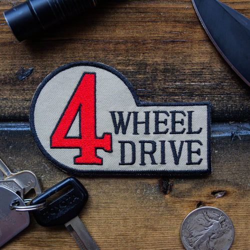 4 Wheel Drive Embroidered Patch