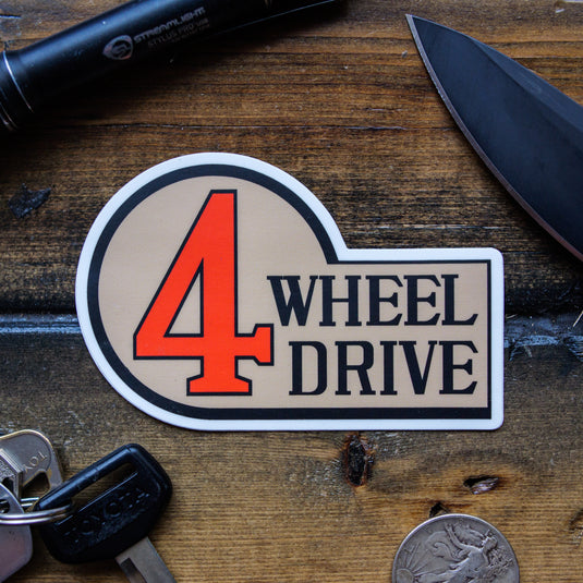 4 Wheel Drive Sticker