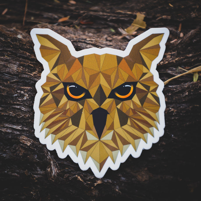 Poly Owl Sticker