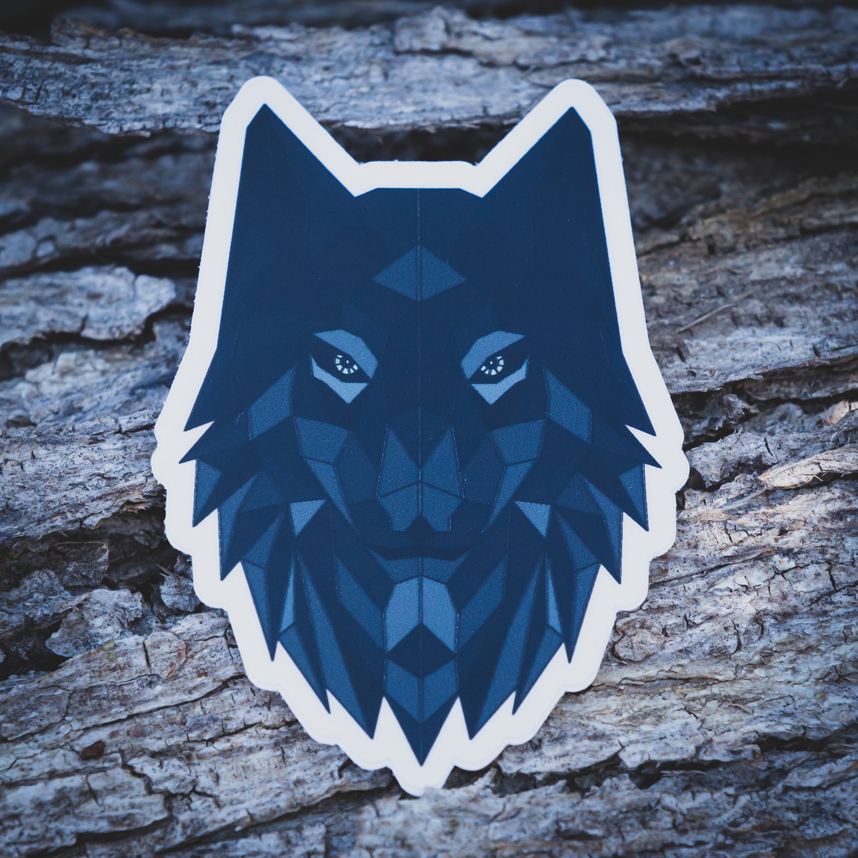 Black Poly Wolf Sticker – Overland Provision