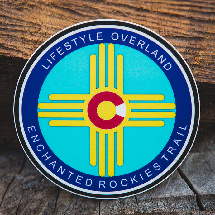 Lifestyle Overland Enchanted Rockies Trail Sticker
