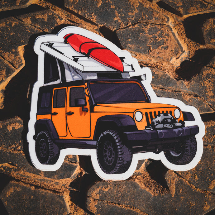 Venture 4WD Jeep Sticker
